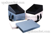 Коробка подарочная (1шт) ПК222 280х180х170мм, двойное дно, атласное покрытие, атласные ручки.