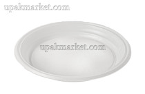 Тарелка пластиковая 205мм 170 мкм Позитрон 8гр ПС /20уп х 100шт/