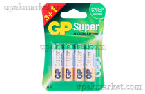 Батарейка GP АА/LR6 (пальчиковая) Super Alkaline BL3+1 