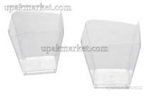 Креманка 57х57мм 95мл "Волна" прозрачная PS /20уп х 20шт/