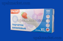 Перчатки виниловые неопудр. PACLAN XL 100шт