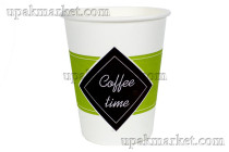 Бум стакан Л-ПАК 0,250л диам 80мм ГН Кофе (Coffee time)  (1000шт) 