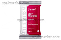 Бумфа Салфетки влажные ПРЕМИАЛ (15шт) Антибактериальные (48уп)