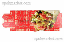 Фастфуд короб ролл/шаурма 231х70х30 Bon appetit