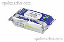 Салфетки влажные ПРЕМИАЛ (90шт) Антибактериальные Серебряная защита  Бумфа 