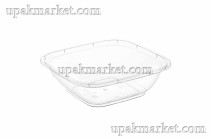 Контейнер "Кубик" прозрачный 250мл 126х126х38,5 (500шт) ПП ВЗЛП