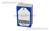 Ценник бумажный Синий Средний 100шт (5,5х7 см)