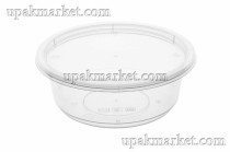 Контейнер круглый 0,250л 115мм герметичный прозрачный ПП ВЗЛП /10уп х 50шт/