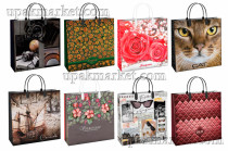 Пакет пластиковый 30х30см M средний мягкий Интерпак 4 вида