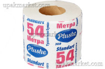 Туалетная бумага PLUSHE Eco 1-слойная 54 метра
