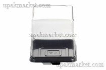 Емкость КР-81 дно черное/крышка Высокий квадрат 