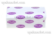 Полотенца бумажные PLUSHE Professional Light, V-сложение 1 слойные, по 250 листов, целлюлоза, 16 в коробе