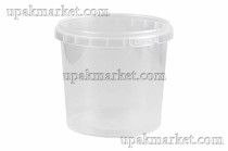 Банка с крышкой 0,400л прозрачная /95х78,5/ Спектр-Пласт