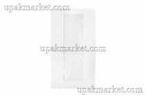 Пакет бумажный пищевой 250х140х60 белый ОДП 40гр ОКНО 60 НПФ