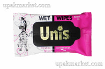 Салфетки влажные 15шт Для детей с Д-пантенолом Unis