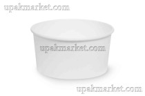 Емкость круглая Round Bowl 1000 дно белое 150(128)х77мм вместимость 800мл OSQ (OCQ, OCIQ, ОСК, ОЭСКЬЮ, ОСИКЬЮ)