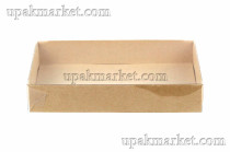 Контейнер под десерт Ukonf25 с крышкой 140х105х25 OSQ (OCQ, OCIQ, ОСК, ОЭСКЬЮ, ОСИКЬЮ)