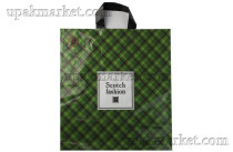 Пакет ПВД 40х43 "Шотландка зеленая новая" 80мкм  /10уп х 50шт/
