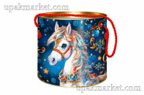 НГ Туба 500гр ЗВЕЗДОЧЕТ d12 х h12см Символ Лошадь