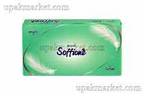 Салфетки в коробке V-сложение Decoro бумажные гигиенические, 21х20, двухслойные, 100шт (40 уп) SOFFIONE																								