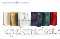 Пакет бумажный 18х23х10 Люкс с Тиснением  