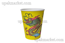 Стакан бумажный 0,250мл 80мм ГН "Дракон" КБ /20уп х 50шт/