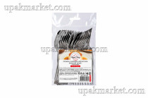 Ложка чайная 140мм "Металлик" /50уп х 24шт/ резной край