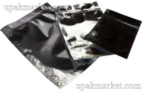 Пакет металлизированный дой-пак AVIORA 105х150 + (30+30) мм.,  с прозрачным окном