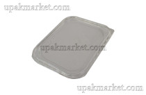 Крышка для алюминиевой формы 125х100мм прямоугольная 250мл пластиковая