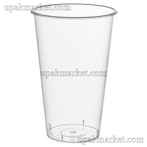 Стакан прозрачный Bubble Cup ПП 455-500мл д.90мм.h135мм ВЗЛП /25уп х 20шт/