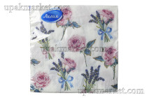 Салфетки 33х33 "Очарование" 2-х слойные, 20 листов, ЛИЛИЯ