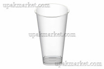 Стакан прозрачный Bubble Cup с квадратным дном 500мл. д.90мм. h135мм (432шт/кор.)