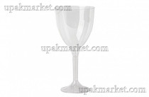 Бокал для вина 250мл прозрачный на высокой ножке ВЗЛП