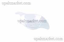 Фуршетная форма «Лист» PS 124х75х23мм прозрачная, 576 штук в коробке AVIORA 