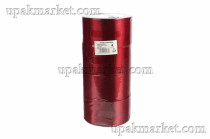 Лента 5 см Атласная Темно красная 22 м (4 бабин)