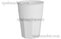 Стакан пластиковый 300мл "Иней" белый ПП ВЗЛП