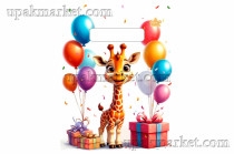 Пакет 19х25 Жирафик Тико /30уп х 100 шт/ 