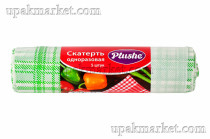 Скатерти 110х180 "Клетка" (в рулоне 5 штук) PLUSHE