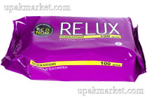 Салфетки влажные100шт освежающие Бумфа Релюкс