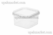 Банка прозрачная квадратная (комплект) 850мл 126х126х79 ВЗЛП