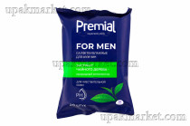 Салфетки влажные 20шт для интимной гигиены мужские Бумфа Премиал