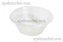 Тарелка супов. 0,6л Стандарт Пластик Премиум /16уп * 50шт/ (800шт) 12гр прозрачная 