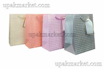 Пакет бумажный 18х23х10 Люкс с тиснением