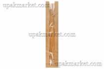 Пакет бумажный пищевой 600x110x40 крафт бурый 40гр ОКНО 40 НПФ