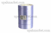 Лента 2,5 см Атласная светло сиреневая 22 м (5 бабин)