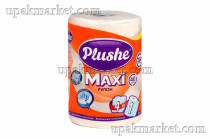 Полотенца бумажные 2-х слойные белые 40 метров PLUSHE Maхi