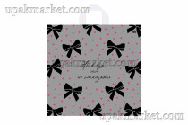 Пакет с петлевой ручкой 42х44 "Милые бантики" 70мкм Тико /6уп х 50шт/