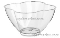 Креманка чаша 75мл "Цветок" прозрачная PS /12уп х 40шт/