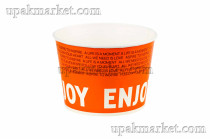 Бумажное ведро Enjoy new малое 875 мл (492 шт) 12уп х 41шт