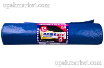 Пакет для мусора 60л ПВД синие (20шт в рулоне) 25мкм 58х68 Мешкоff Элитные